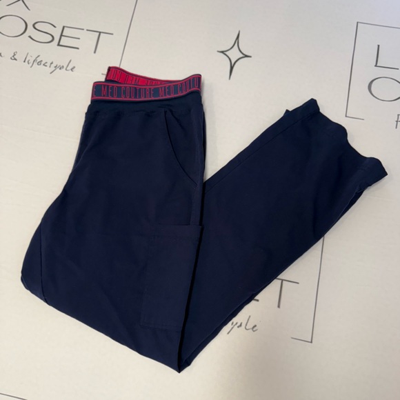 Med Couture Pants - Med Couture Navy Jogger Scrubs